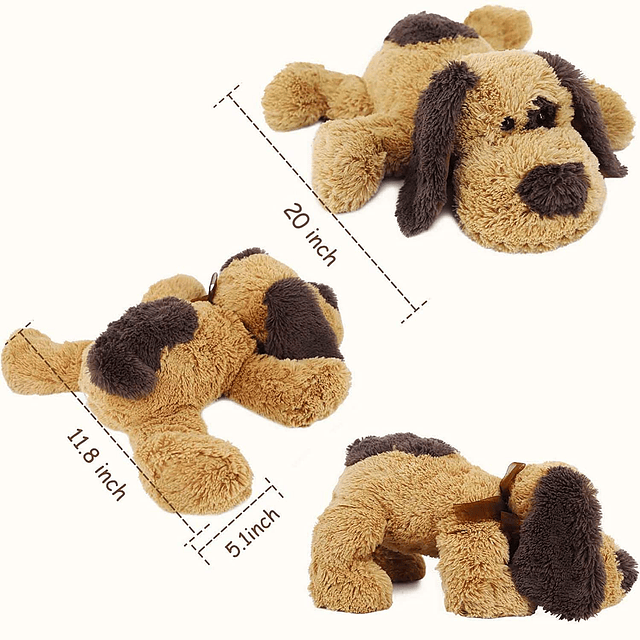 Juguete de peluche para cachorro de perro de peluche, abraza