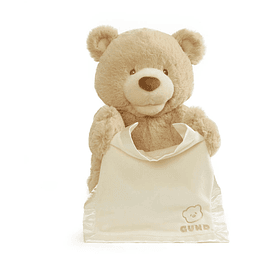 PeekABoo Teddy Bear Plush, animal de peluche animado para be