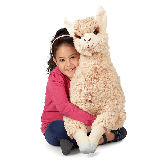 Animal de peluche de llama gigante (26 pulgadas de alto)