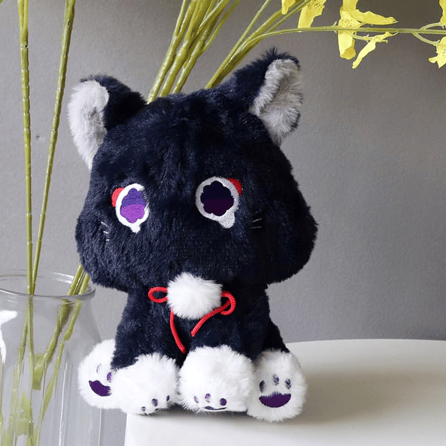 Juguete de peluche de gato Genshin Impact de 9 pulgadas, jug