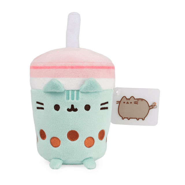 Pusheen Boba Tea Cup Animal de peluche de gato de peluche pa