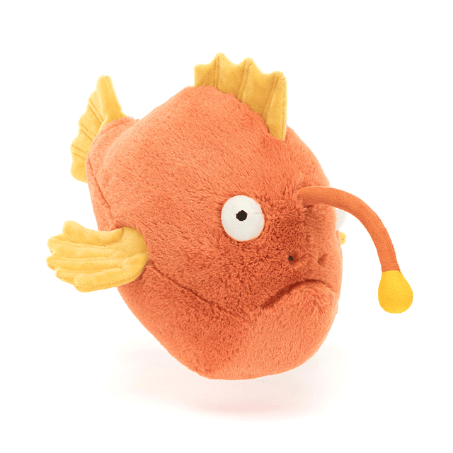 Animal de peluche Alexis Anglerfish, 8 pulgadas | Peluche de