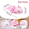 Axolotl Plush – Juguete de peluche suave de Axolotl, linda a