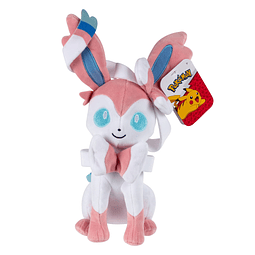 Peluche Sylveon de Pokémon de 8 pulgadas, con licencia ofici