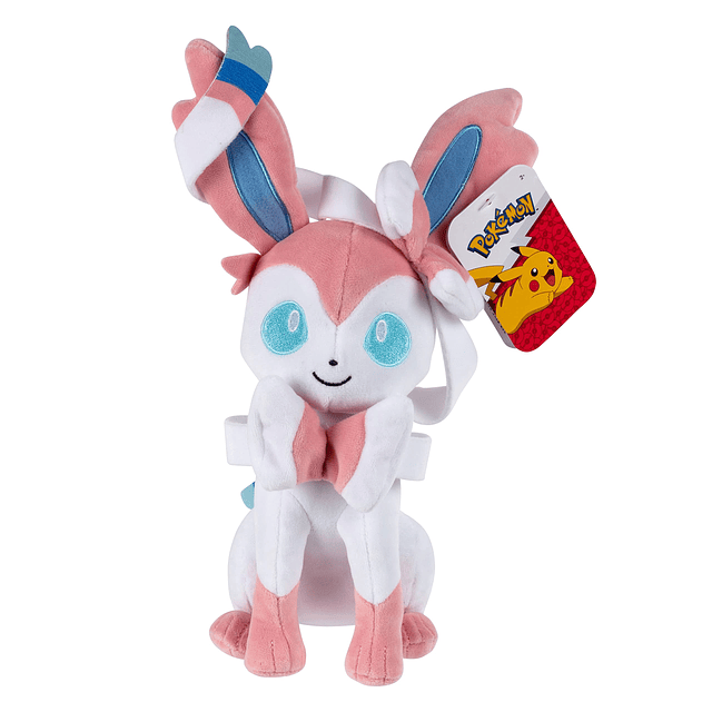 Peluche Sylveon de Pokémon de 8 pulgadas, con licencia ofici