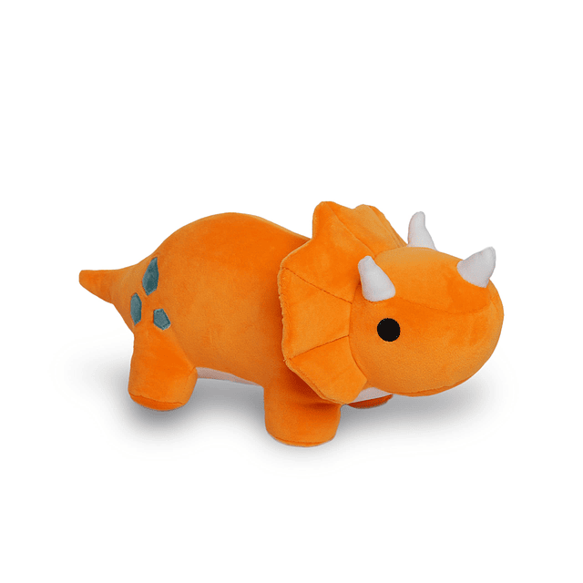 Peluche de dinosaurio naranja Triceratops – Dino de peluche