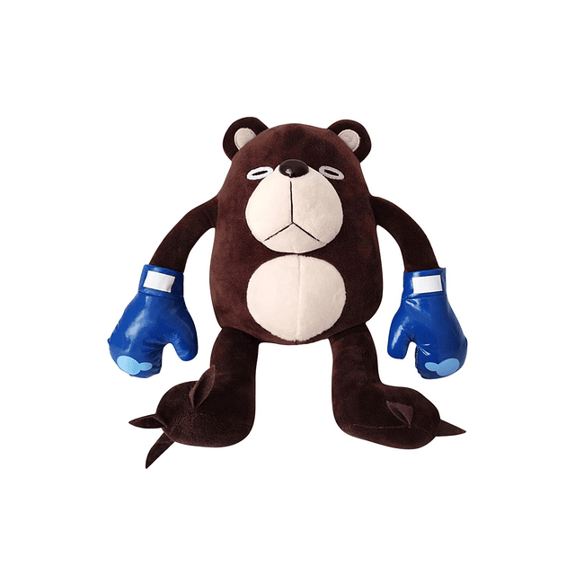 Figura de dibujos animados de peluche de oso marrón de peluc