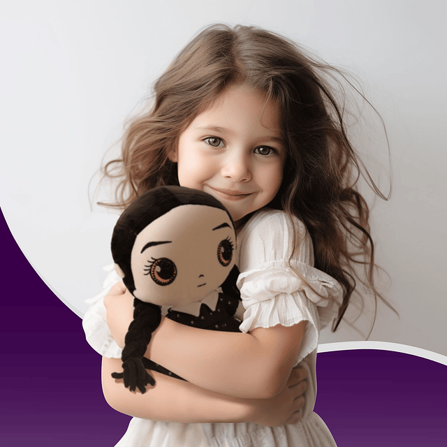 Muñecas de peluche para niñas con 3 trajes de disfraces, muñ