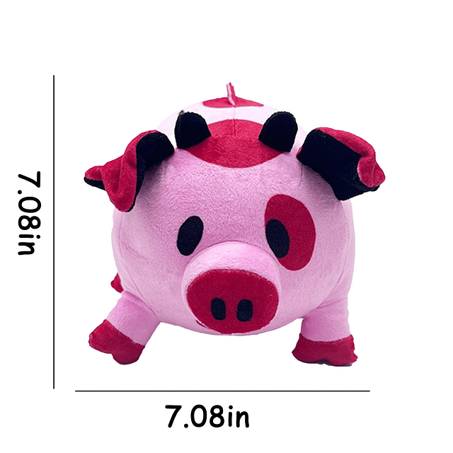 Peluche de cerdo gordo, cerdo de peluche rosa, peluche, almo