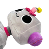 Joy el robot de peluche | Peluche suave, gris.