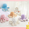 Lindos juguetes de peluche de pulpo, animales de peluche de