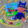 Pete The Cat Pizza Party Juguete de peluche de gato azul de