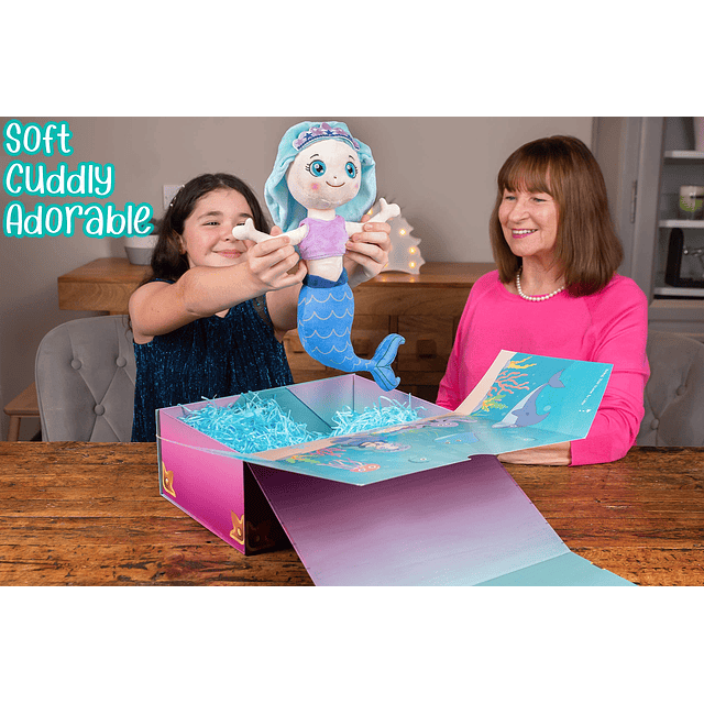 Juguetes para niños – Caja sorpresa de sirena grande con pel