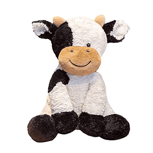 Juguete de vaca de peluche, ganado encantador, animales de p