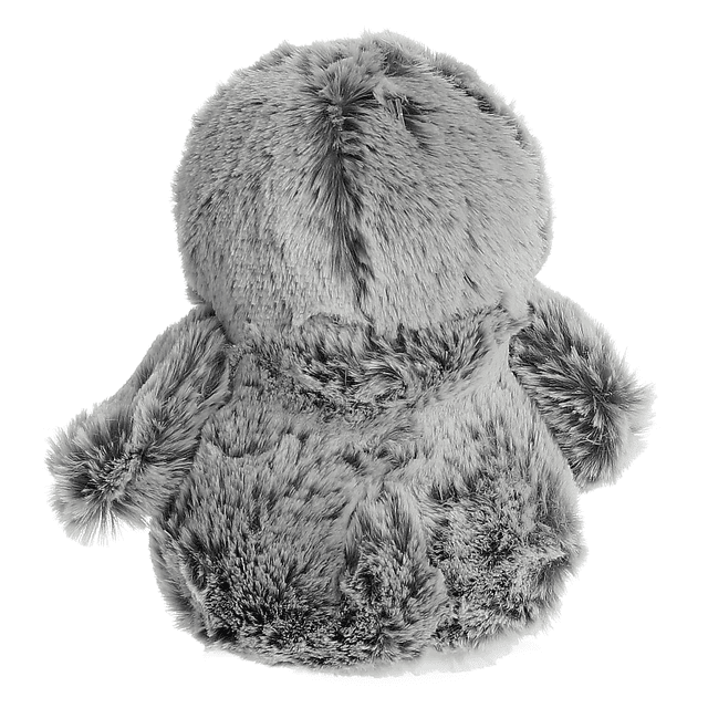 Mini animal de peluche de pingüino con pompón juguetón Comp