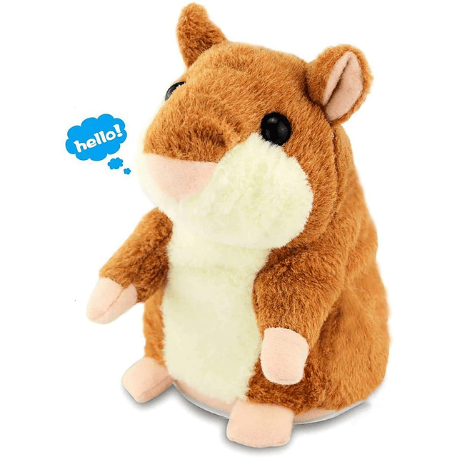 Hámster parlante, peluche interactivo, juguete parlante, lin