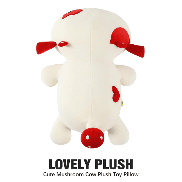 Lindo peluche de vaca, suave relleno de seta de vaca, almoha