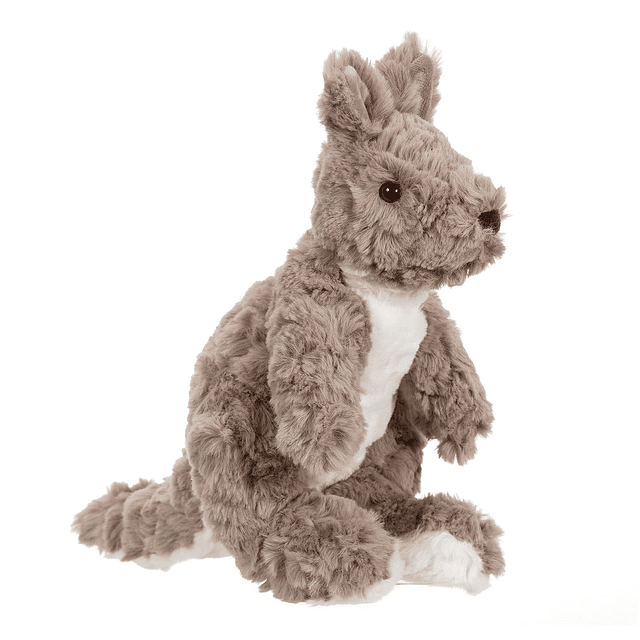 Toys Peluche de canguro marrón, peluche suave, perfecto para