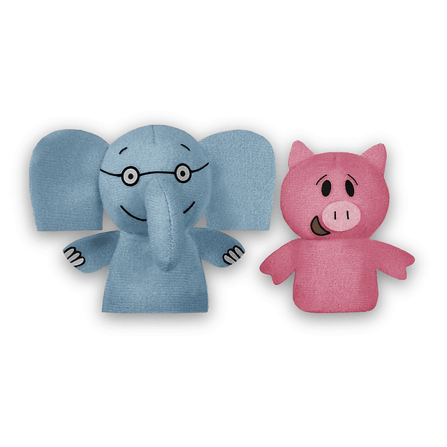 Colección Mo Willems | Par de marionetas de dedo de elefante