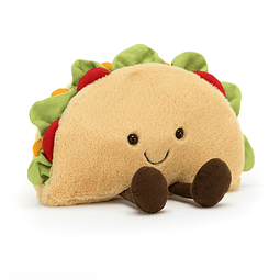 Juguete de peluche Amuseables Taco, 6.5 pulgadas | Peluche d