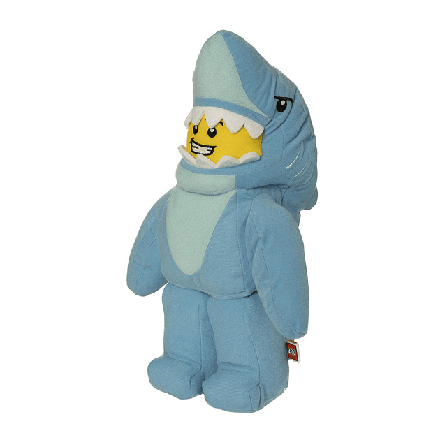 Lego Minifigure Shark Suit Guy Personaje de peluche de 14 pu