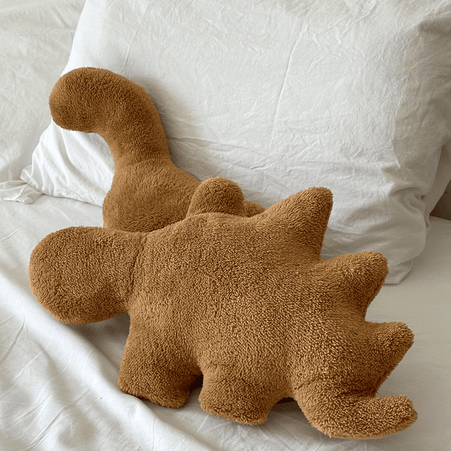 Almohada de felpa con pepita de dinosaurio, juguete de peluc