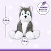 Warm Pals Hayes Husky 1.5 libras Acogedores juguetes de p