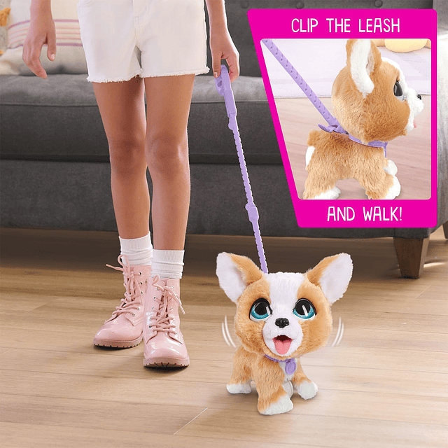 furReal PoopALots Corgi Peluche interactivo de 8 pulgadas pa