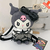 Mochila de felpa de anime japonés, linda figura de dibujos a