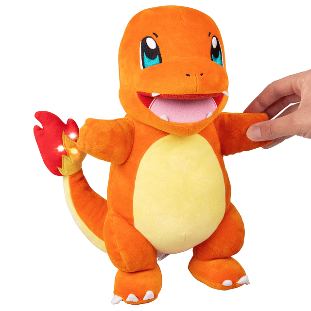 Pokémon Peluche Charmander de Acción de Llama de 10 pulgadas