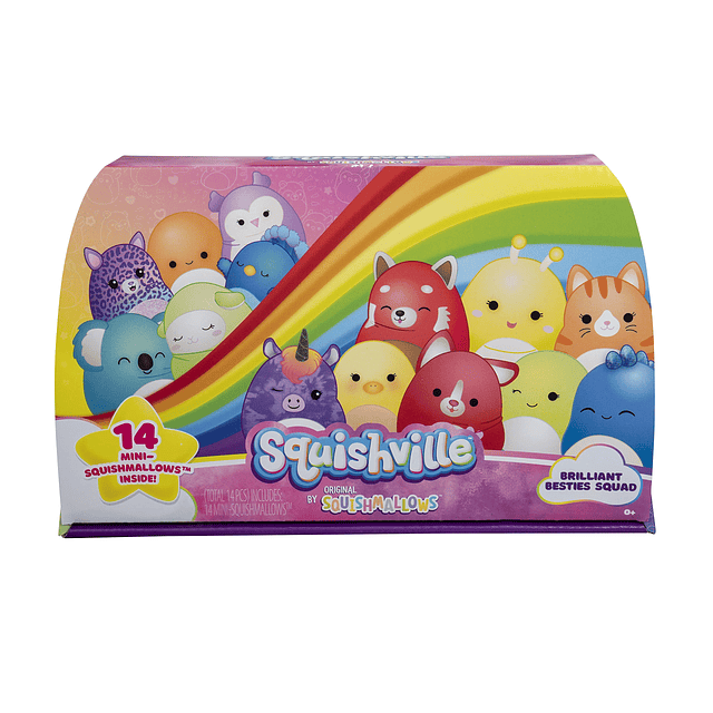 MiniSquishmallows Besties Multipack 14 juguetes de peluche