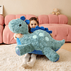 Juguete suave de peluche de peluche de estegosaurio gigante,