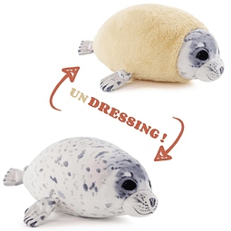 Chubby Blob Young Seal Pillow Soft Plushies, lindo juguete d