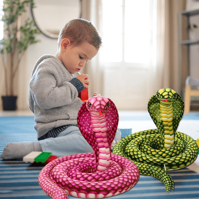 Animales de peluche de serpiente cobra – Juguete de peluche