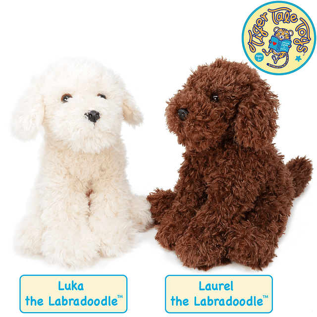 Laurel The Labradoodle Peluche de peluche de 12 pulgadas p