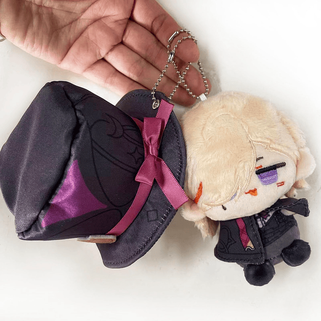 Llavero de peluche anime para mochila, linda figura de peluc