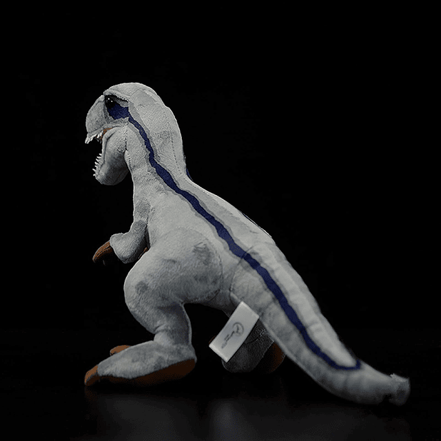 Juguete de peluche de dinosaurio Velociraptor – Gris 17 pulg