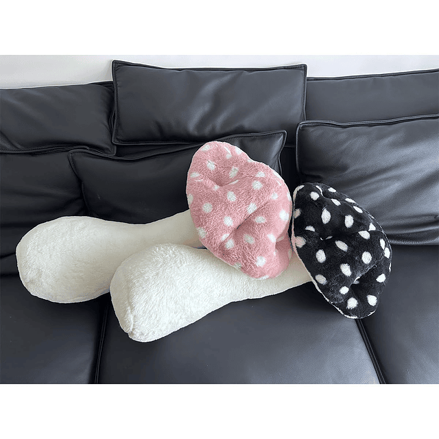 Almohada de felpa de setas – Almohada larga rellena con form