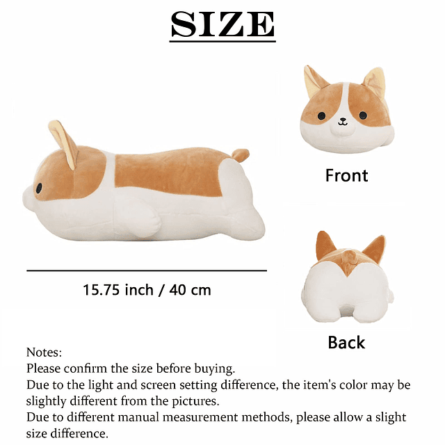 Corgi Peluche Animal Shiba Inu Perro Kawaii Peluche Juguete