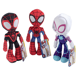 Marvel Spidey & His Amazing Friends Juego de 3 peluches de 8