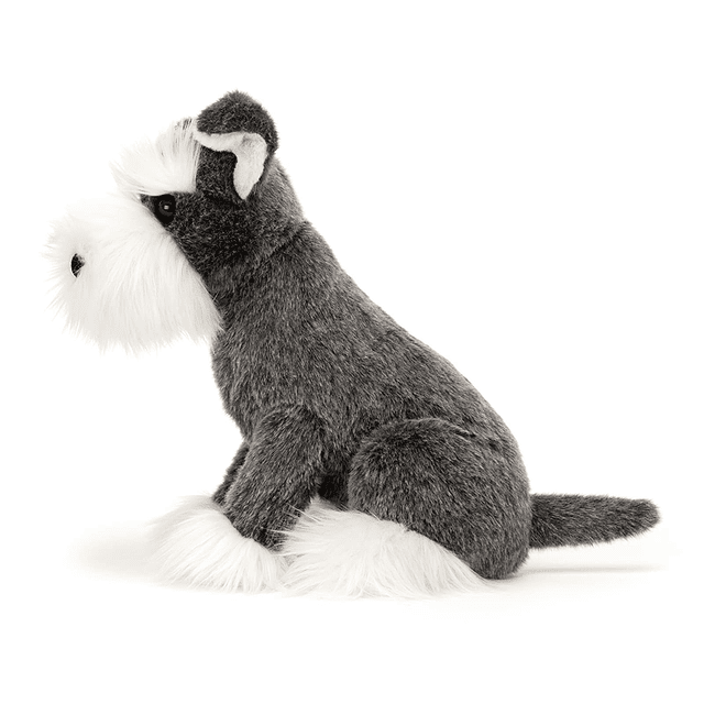 Animal de peluche de perro Lawrence Schnauzer, 10 pulgadas |