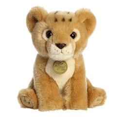 Adorable animal de peluche Miyoni Tots Lion Cub Detalle rea