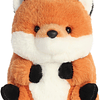 Round Rolly Pet Finley Fox Peluche Compañeros adorables Di