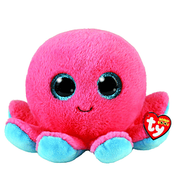 TY Beanie Boo Sheldon Pulpo de color coral 6 pulgadas