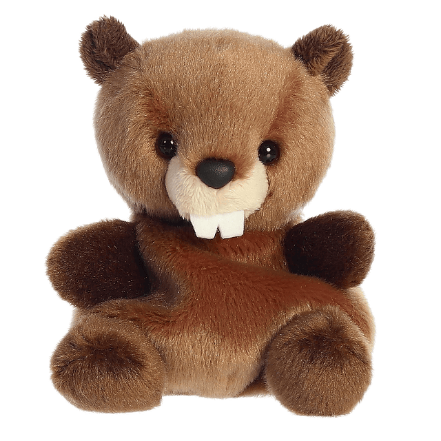 Adorable animal de peluche de castor masticable de Palm Pals