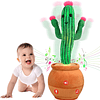 Juguete de cactus para bebé, juguete de peluche de cactus qu