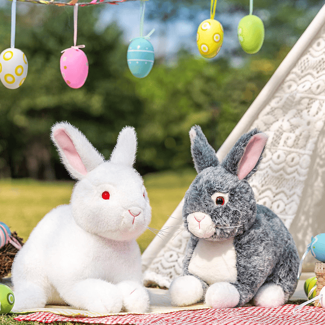 Regalo de conejito Animal de peluche Conejo realista Juguete