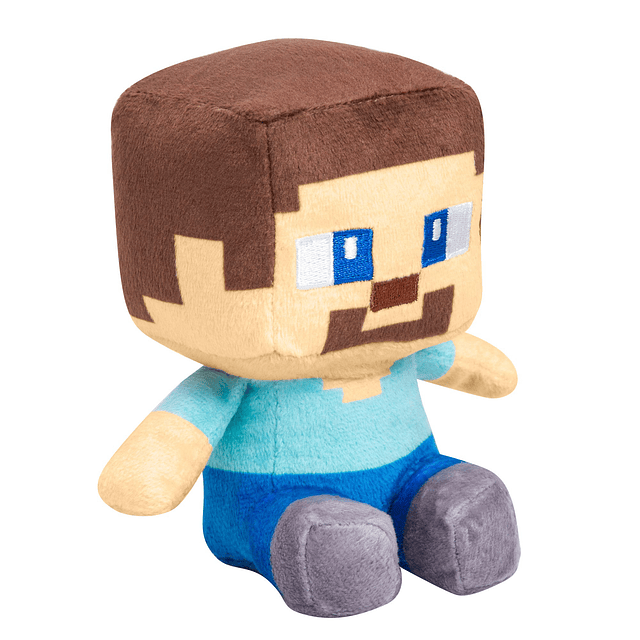 Minecraft Mini Crafter Steve Peluche de peluche, multicolor,