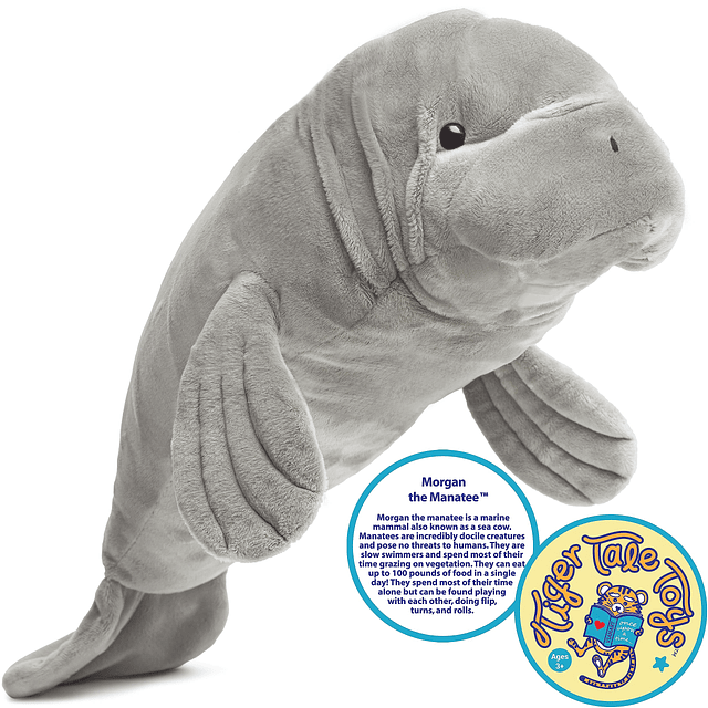 Morgan The Manatee Peluche de peluche de 21 pulgadas por T