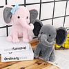 Peluches de elefante de peluche de 9 pulgadas (rosa)